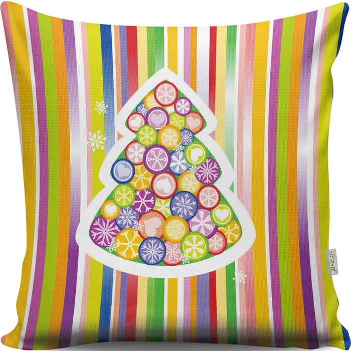 Aberto Design Cojín Multicolor 43 x 43 cm Aberto Design Cojín Multicolor 43 x 43 cm